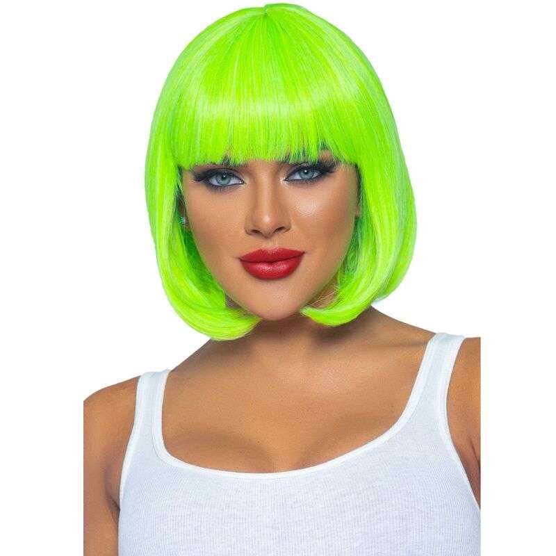 LEG AVENUE - FLUORESCENT BOB WIG NEON GREEN LEG AVENUE - FLUORESCENT BOB WIG NEON GREEN