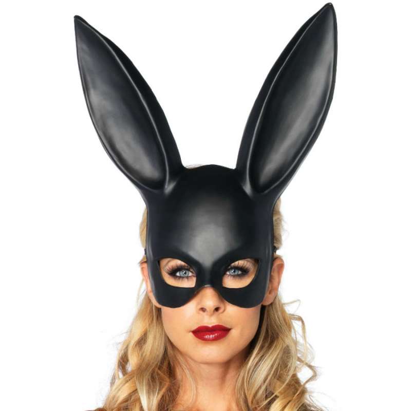 LEG AVENUE - MASQUERADE RABBIT MASK BLACK LEG AVENUE - MASQUERADE RABBIT MASK BLACK