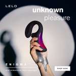 LELO - ENIGMA DOUBLE SUCTION STIMULATION MASSAGER BLACK