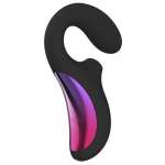 LELO - ENIGMA DOUBLE SUCTION STIMULATION MASSAGER BLACK
