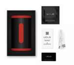 LELO - F2S DOUBLE SONIC MALE STROKER WITH DUAL SONIC STIMULATION RED