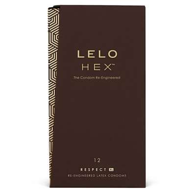 LELO - HEX CONDOMS RESPECT XL 12 PACK LELO - HEX CONDOMS RESPECT XL 12 PACK