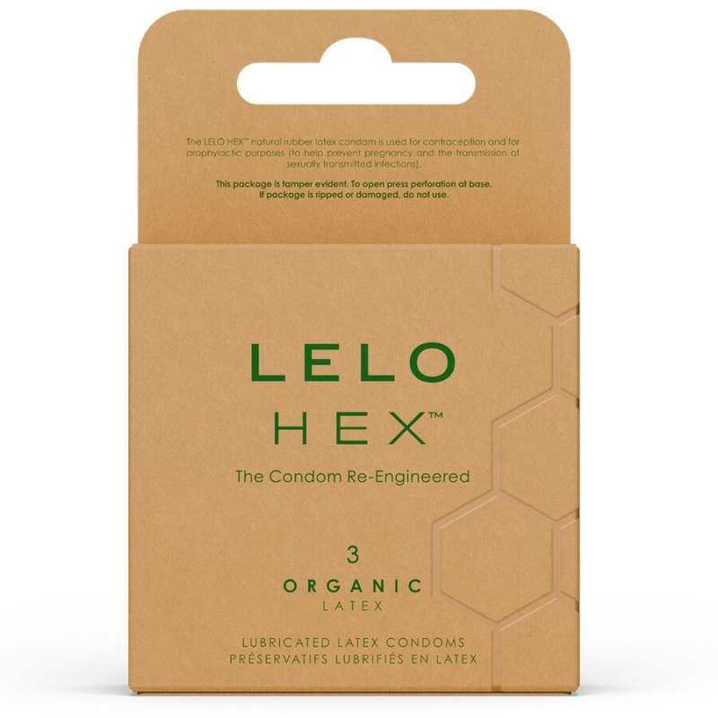 LELO - HEX ORGANIC CONDOM BOX 3 UNITS LELO - HEX ORGANIC CONDOM BOX 3 UNITS