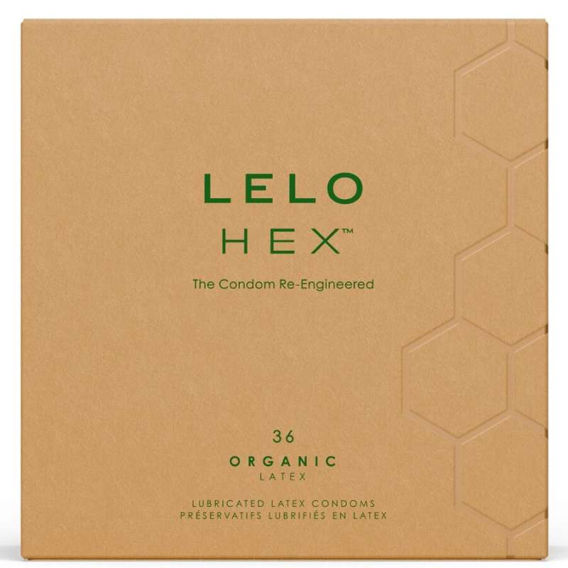 LELO - HEX ORGANIC CONDOM BOX 36 UNITS
