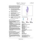 LELO - INA TWIST DOUBLE VIBRATOR RABBIT FOR G-SPOT AND CLITORIS BLUE