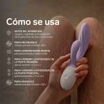 LELO - INA TWIST DOUBLE VIBRATOR RABBIT FOR G-SPOT AND CLITORIS LAVENDER