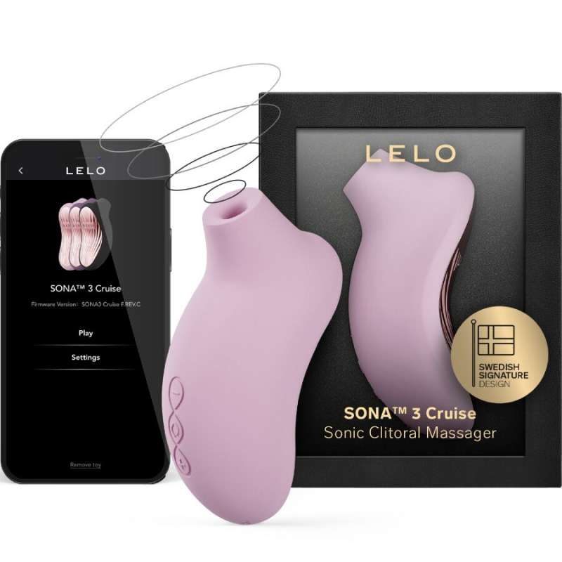 LELO - SONA 3 CRUISE SONIC CLITORAL MASSAGER SOFT PINK LELO - SONA 3 CRUISE SONIC CLITORAL MASSAGER SOFT PINK