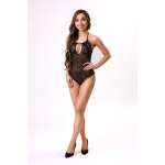 LIVCO CORSETTI FASHION - DAIANA 20248 BODYSTOCKING CROTCHLESS BLACK L/XL