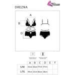 LIVCO CORSETTI FASHION - DREZNA LC 90733 BRA + PANTY BLACK L/XL