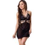 LIVCO CORSETTI FASHION - GIANELLA LC 20205 SET BABYDOLL + THONG L/XL