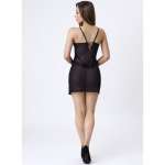 LIVCO CORSETTI FASHION - ZOE LC 20202 BABYDOLL + THONG BLACK L/XL