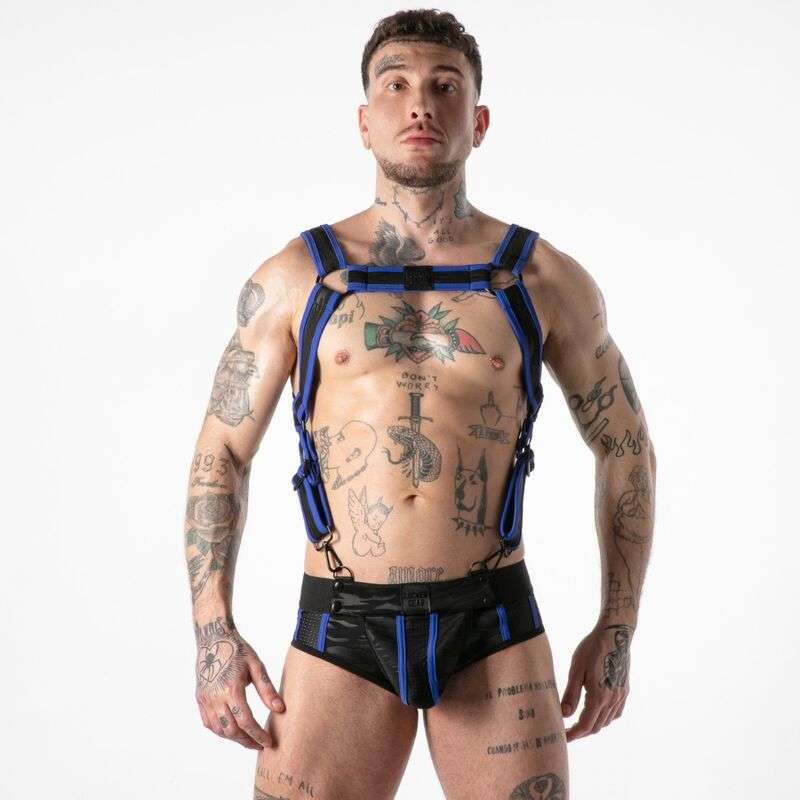 LOCKER GEAR - FULL MILITARY ACCESS HARNESS BLUE L/XL