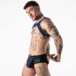 LOCKER GEAR - FULL MILITARY ACCESS HARNESS BLUE L/XL