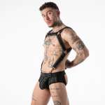 LOCKER GEAR - FULL MILITARY ACCESS HARNESS RED L/XL