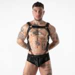 LOCKER GEAR - FULL MILITARY ACCESS HARNESS RED L/XL