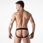 LOCKER GEAR - FULL MILITARY ACCESS JOCK BRIEF BLACK M