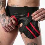 LOCKER GEAR - FULL MILITARY ACCESS JOCK BRIEF RED L