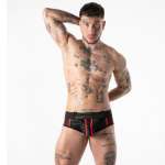 LOCKER GEAR - FULL MILITARY ACCESS JOCK BRIEF RED XL