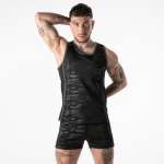 LOCKER GEAR - FULL MILITARY ACCESS TANKTOP BLACK  S