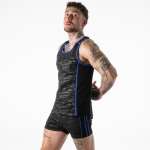 LOCKER GEAR - FULL MILITARY ACCESS TANKTOP BLUE M