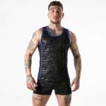 LOCKER GEAR - FULL MILITARY ACCESS TANKTOP BLUE XL