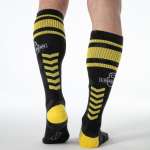 LOCKER GEAR - FULL MILITARY KNEE HIGH SOCKS YELLOW ONE SIZE