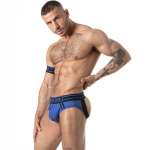 LOCKER GEAR - SPORT MESH JOCK BRIEF BLUE S