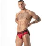 LOCKER GEAR - SPORT MESH JOCK BRIEF RED L