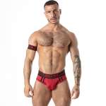 LOCKER GEAR - SPORT MESH JOCK BRIEF RED XL