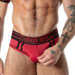 LOCKER GEAR - SPORT MESH JOCK BRIEF RED XL