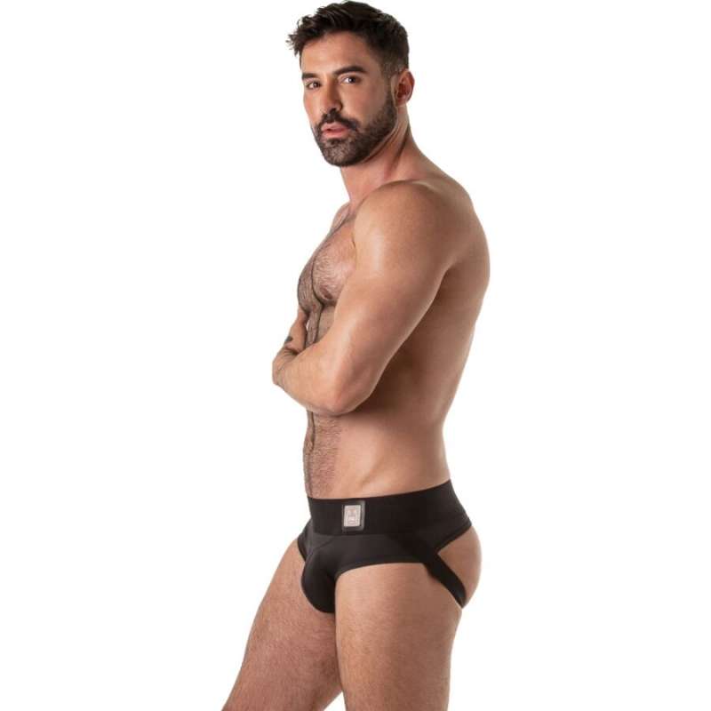LOCKER GEAR - WIDE WAISTBAND JOCK BRIEF BLACK S