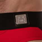LOCKER GEAR - WIDE WAISTBAND JOCK BRIEF RED L