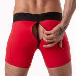 LOCKER GEAR - WIDE WAISTBAND TRUNK RED M