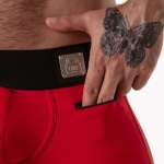 LOCKER GEAR - WIDE WAISTBAND TRUNK RED XL