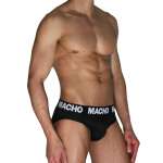 MACHO - MCH007 CLASSIC SLIP BLACK + BLACK S