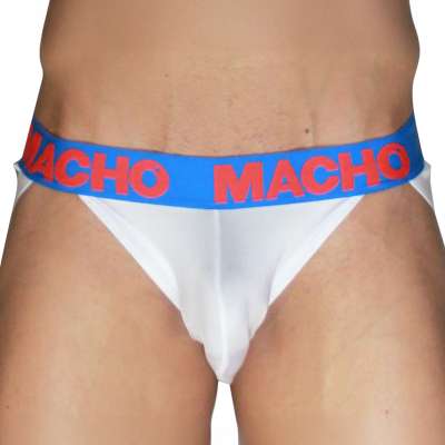 MACHO -  MX29AZ WHITE JOCK + DARK BLUE S
