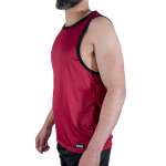MACHO - CMV003 MAROON GYM T-SHIRT S/M