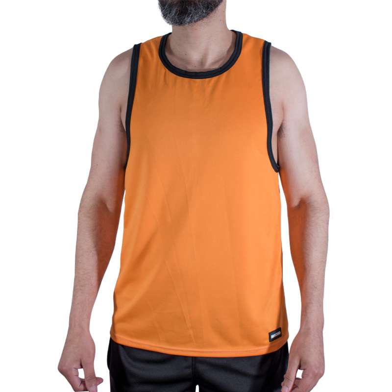 MACHO - CMV005 ORANGE GYM T-SHIRT S/M MACHO - CMV005 ORANGE GYM T-SHIRT S/M