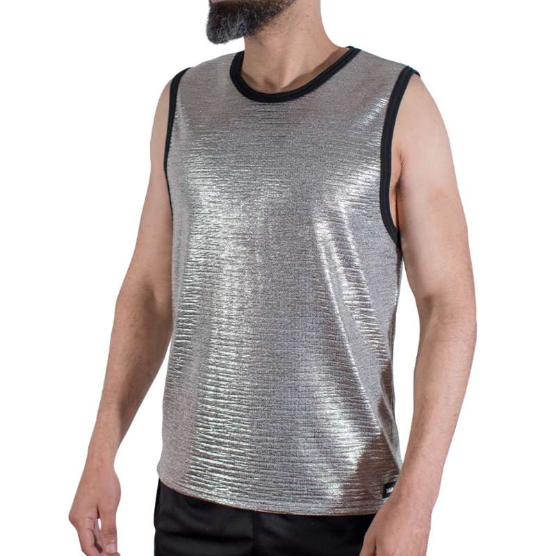 MACHO - FINE GLITTER T-SHIRT L/XL MACHO - FINE GLITTER T-SHIRT L/XL