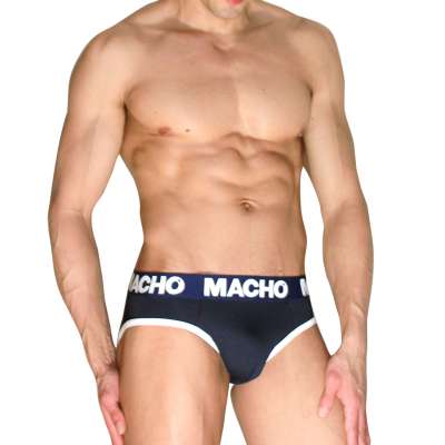 MACHO - MCH008 NAVY BLUE CLASSIC SLIP S