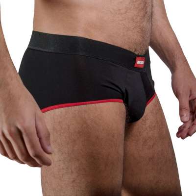 MACHO - MS24R Brief Underpants tummanpunainen XL