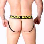 MACHO - MX25A JOCK LYCRA YELLOW S