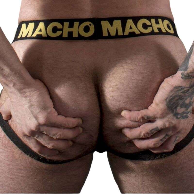 MACHO - MX25AC Jock keltainen nahka L