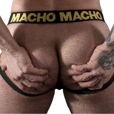 MACHO - MX25AC Jock keltainen nahka S