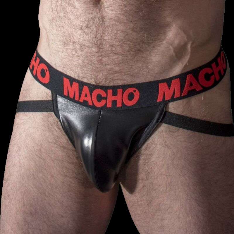 MACHO - MX25RC JOCK RED LEATHER M MACHO - MX25RC JOCK RED LEATHER M