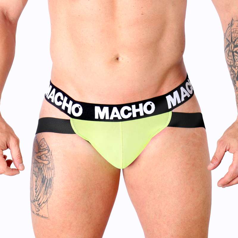 MACHO - MX28FA JOCK YELLOW L MACHO - MX28FA JOCK YELLOW L