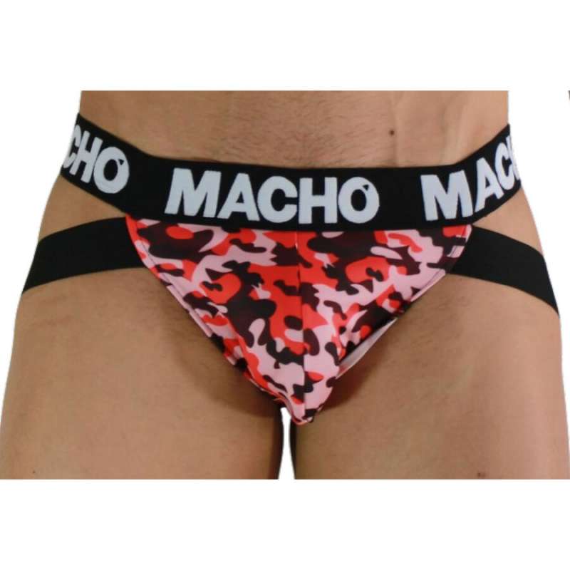 MACHO - MX28MR JOCK MILITARY RED L MACHO - MX28MR JOCK MILITARY RED L