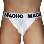 MACHO - MX29BL JOCK WHITE + WHITE M