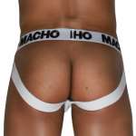 MACHO - MX29BL JOCK WHITE + WHITE M