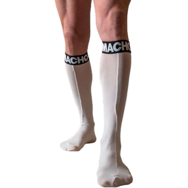 MACHO - THIN SOCKS ONE SIZE WHITE MACHO - THIN SOCKS ONE SIZE WHITE